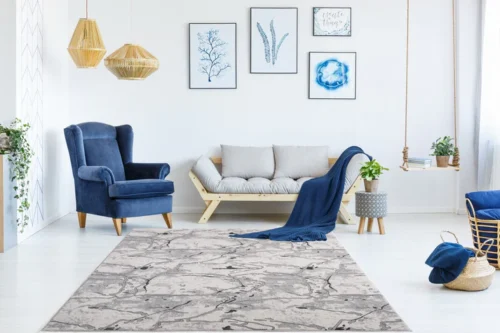Boundless Abstract Luxury Contemporary Rug - Image 2